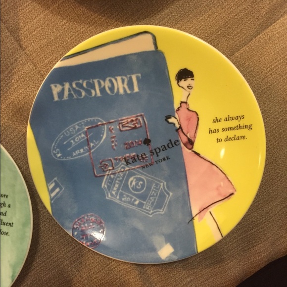 Kate Spade Plates Set of 4 - Picture 5 of 5